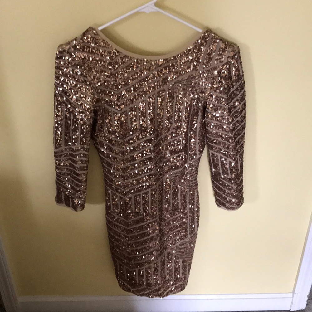Gorgeous gold sparkle dress